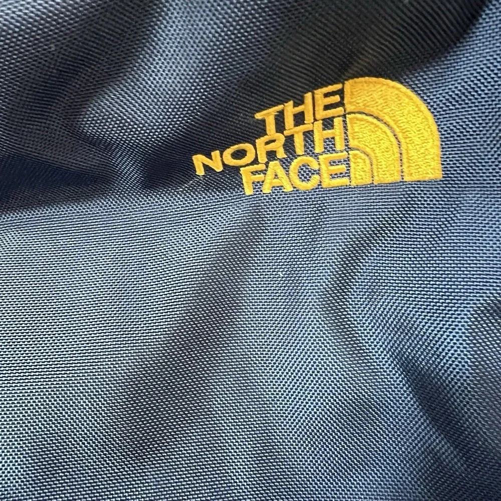 The North Face Base Camp Voyager Duffel 42L Blue Yellow Outdoor Camping Vacation